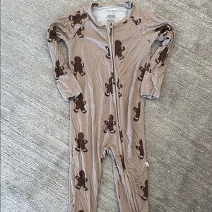 Forever French gingerbread man pajamas